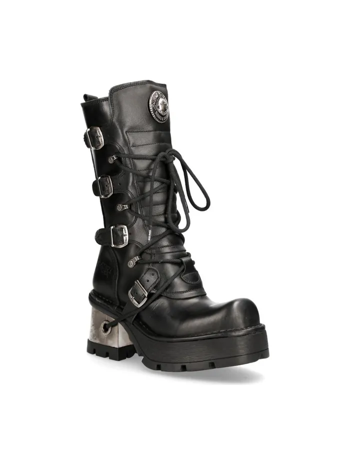 WomenMen Boot Metallic M373S33 New Rock Boots WomenMen Boot Metallic M373S33 New Rock Boots