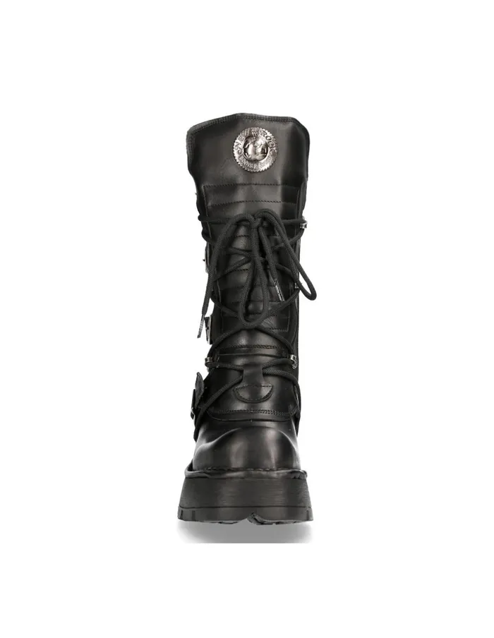 WomenMen Boot Metallic M373S33 New Rock Boots WomenMen Boot Metallic M373S33 New Rock Boots