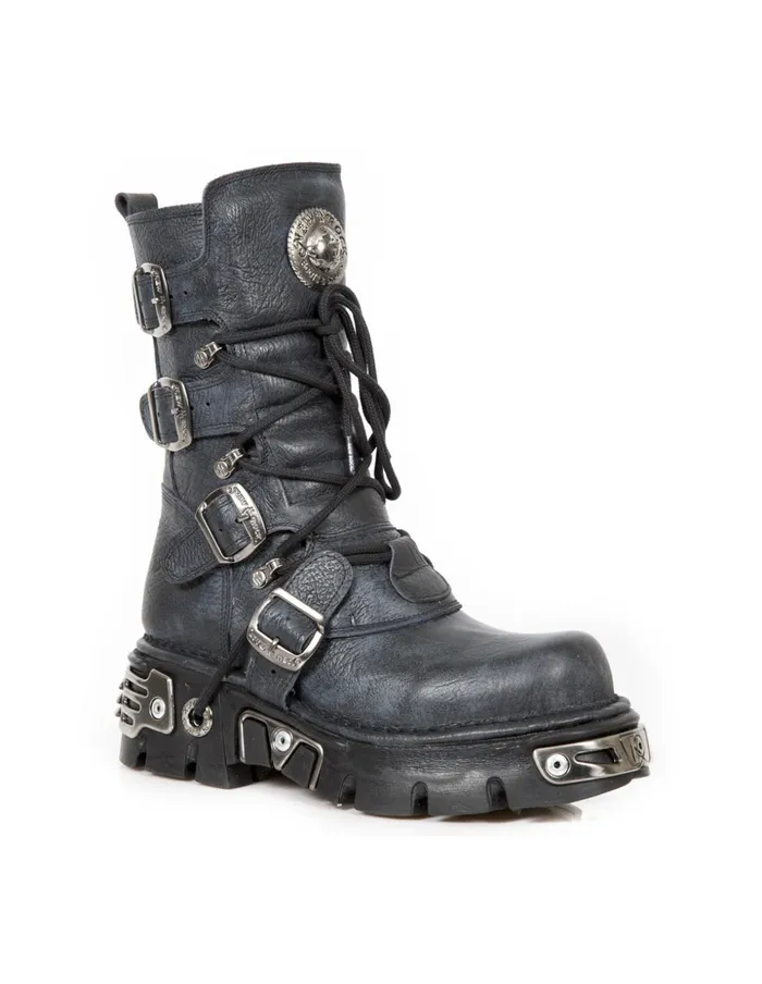 WomenMen Boot Metallic M373czC88 New Rock Boots WomenMen Boot Metallic M373czC88 New Rock Boots