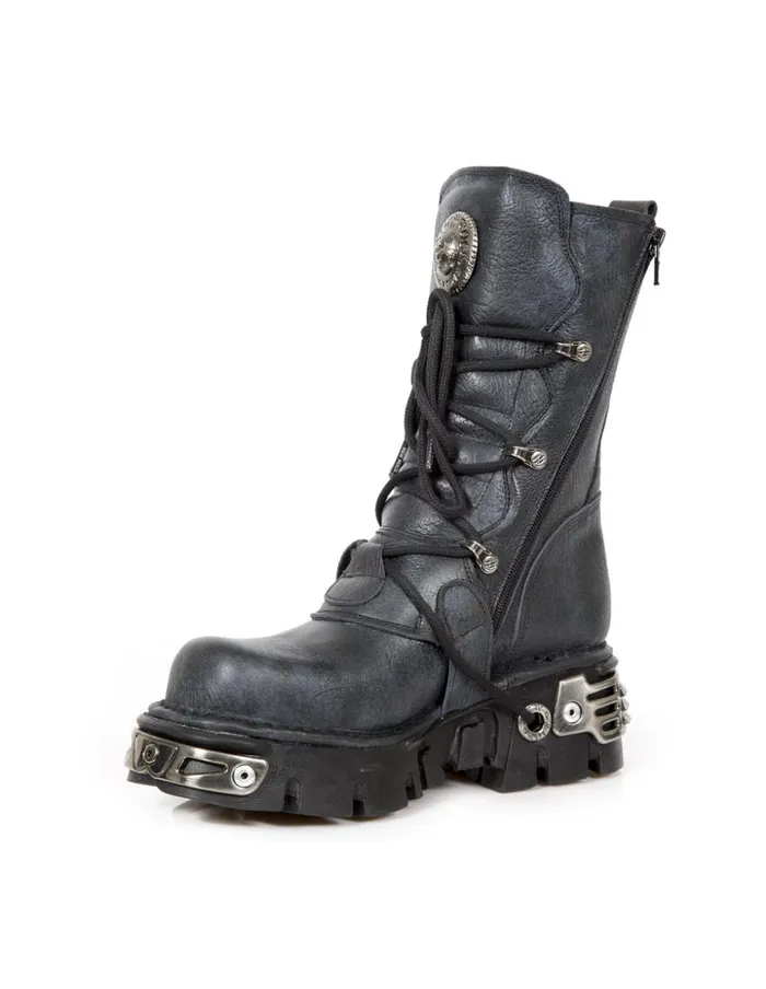 WomenMen Boot Metallic M373czC88 New Rock Boots WomenMen Boot Metallic M373czC88 New Rock Boots
