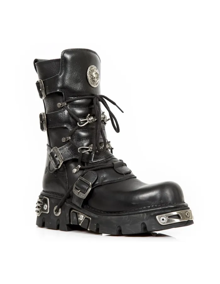 WomenMen Boot Metallic M393C1 New Rock Boots WomenMen Boot Metallic M393C1 New Rock Boots