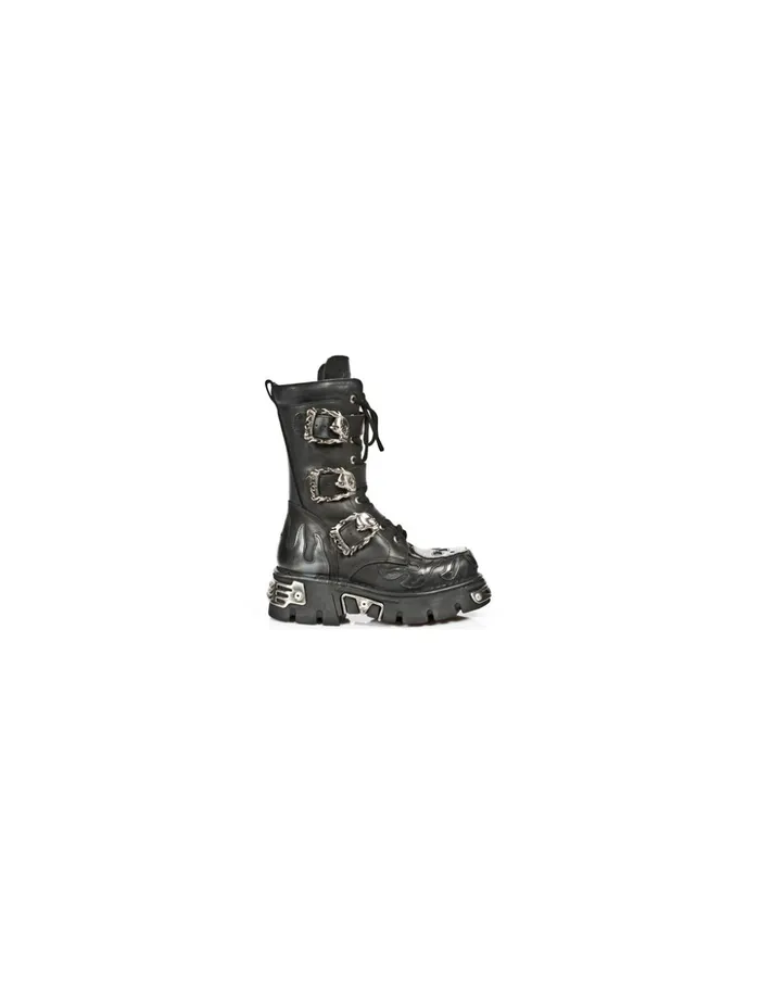 WomenMen Boot Metallic M711C10 New Rock Boots WomenMen Boot Metallic M711C10 New Rock Boots