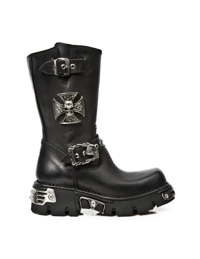 WomenMen Boot Neobiker M1601C1 New Rock Boots