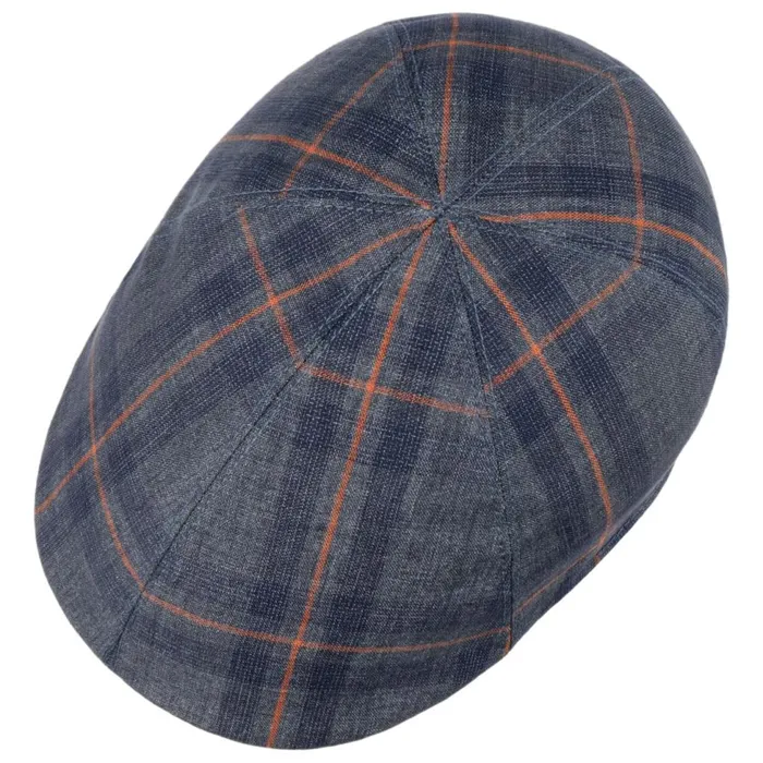 WomenMen Flat Caps Mayser Paddy Kampen Linen Flat Cap Dark Blue WomenMen Flat Caps Mayser Paddy Kampen Linen Flat Cap Dark Blue