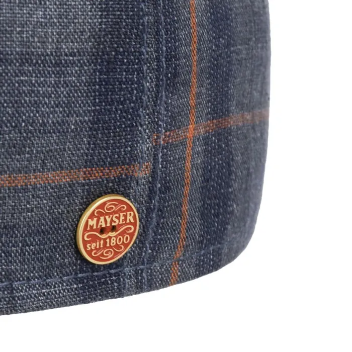 WomenMen Flat Caps Mayser Paddy Kampen Linen Flat Cap Dark Blue WomenMen Flat Caps Mayser Paddy Kampen Linen Flat Cap Dark Blue