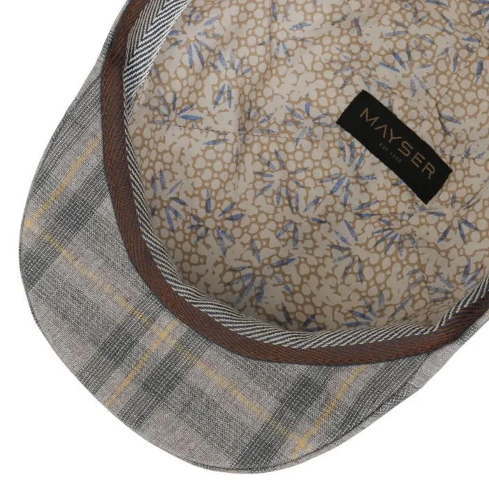 WomenMen Flat Caps Mayser Paddy Kampen Linen Flat Cap Dark Blue WomenMen Flat Caps Mayser Paddy Kampen Linen Flat Cap Dark Blue