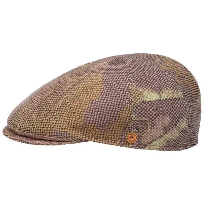 WomenMen Flat Caps Mayser Sidney Malibu Melange Flatcap Burgundy