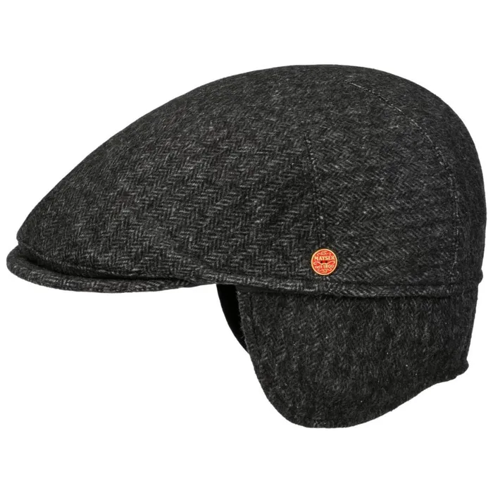 WomenMen Flat Caps Mayser Sidney Plus Amaro Flatcap Black