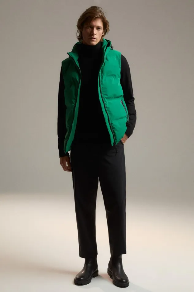 WomenMen Green Mauna Vest Ecoalf Onepointzero