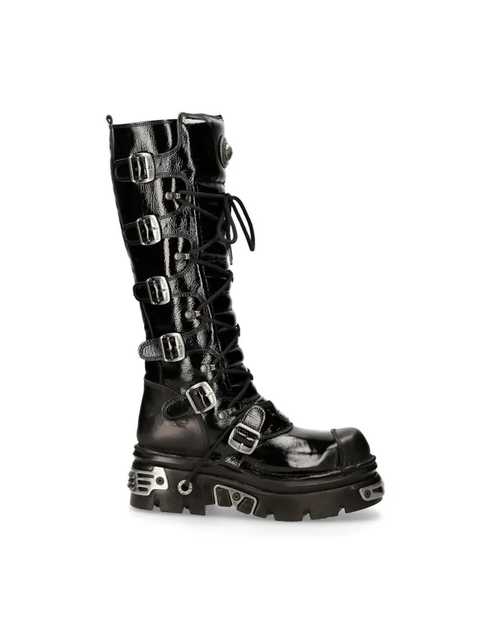 WomenMen High Boot Metallic M314C1 New Rock High Boots WomenMen High Boot Metallic M314C1 New Rock High Boots