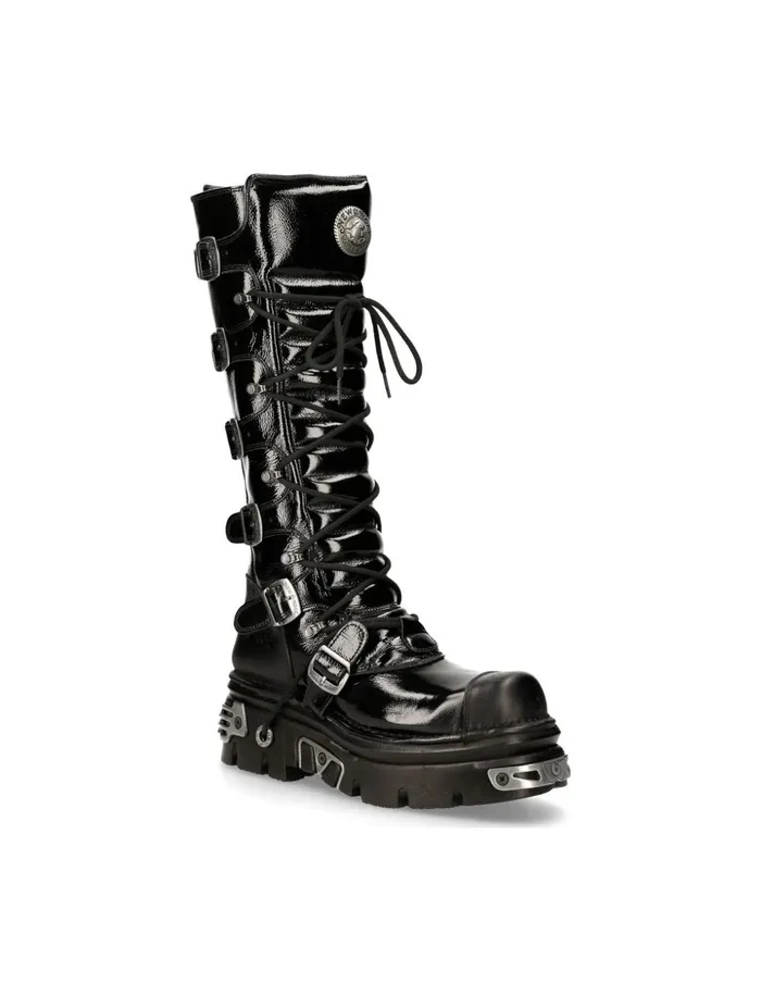 WomenMen High Boot Metallic M314C1 New Rock High Boots WomenMen High Boot Metallic M314C1 New Rock High Boots