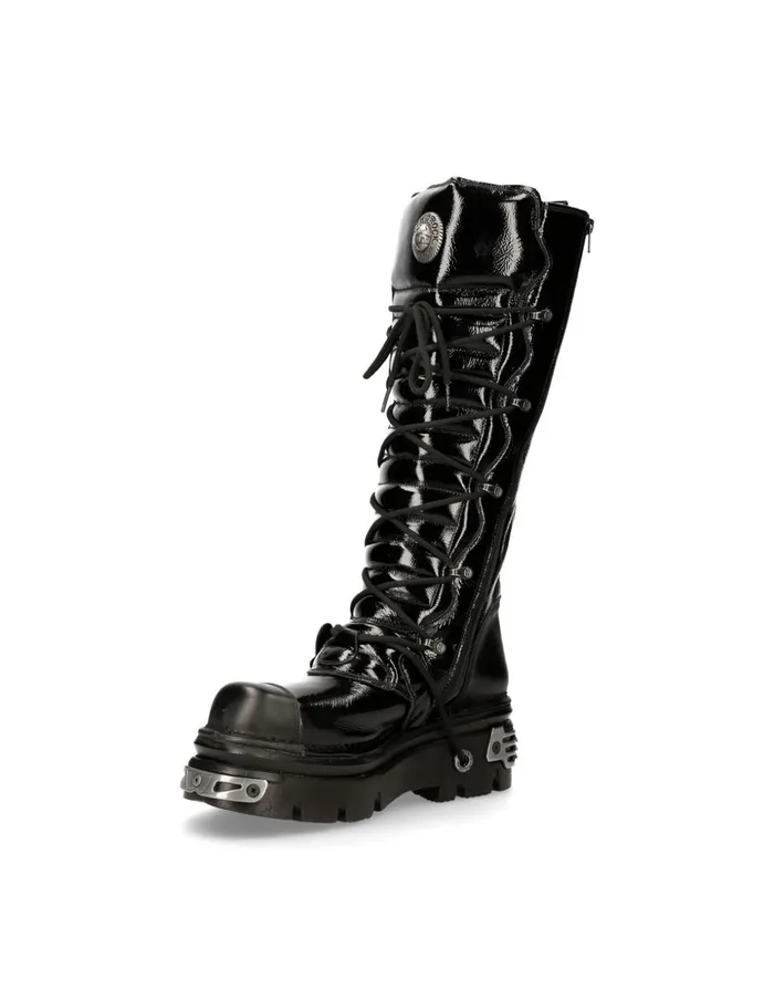 WomenMen High Boot Metallic M314C1 New Rock High Boots WomenMen High Boot Metallic M314C1 New Rock High Boots