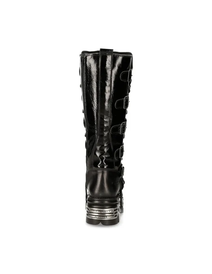 WomenMen High Boot Metallic M314C1 New Rock High Boots WomenMen High Boot Metallic M314C1 New Rock High Boots