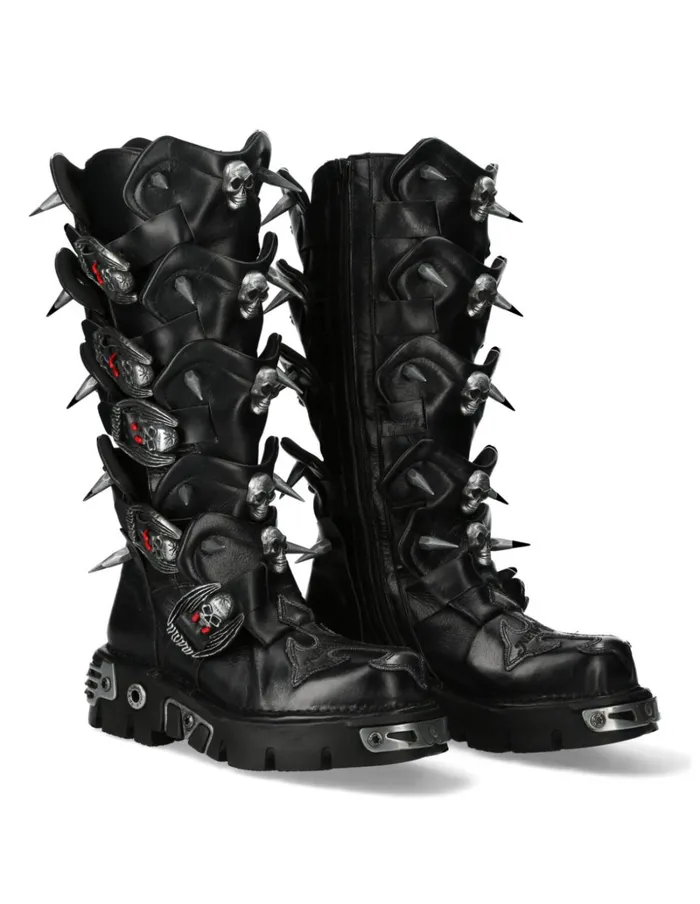 WomenMen High Boot Metallic M755C1 New Rock High Boots