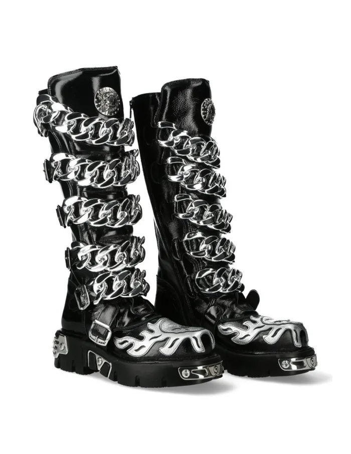 WomenMen MMet033C1 New Rock High Boots