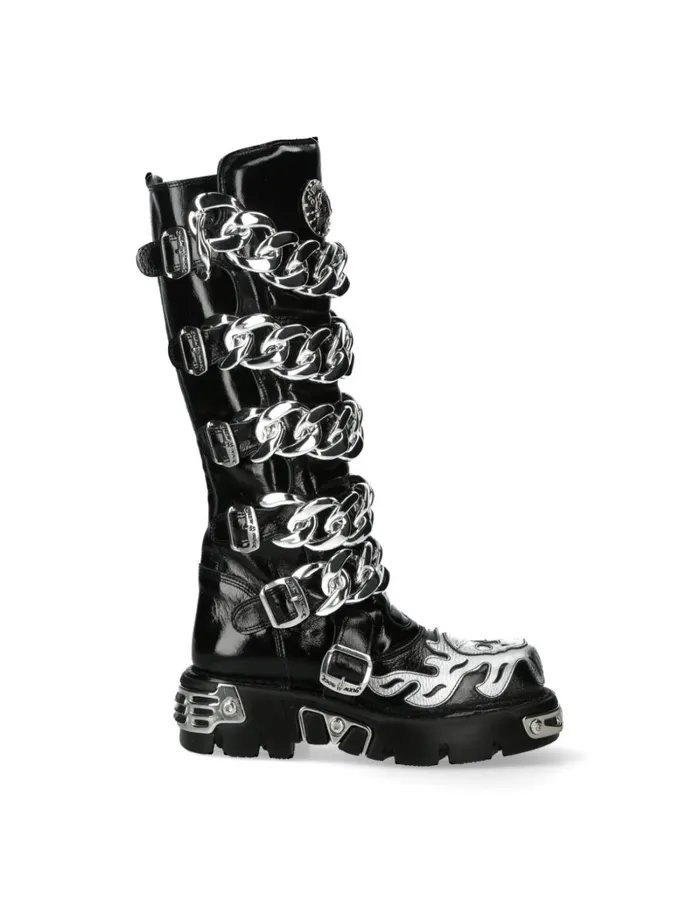 WomenMen MMet033C1 New Rock High Boots WomenMen MMet033C1 New Rock High Boots