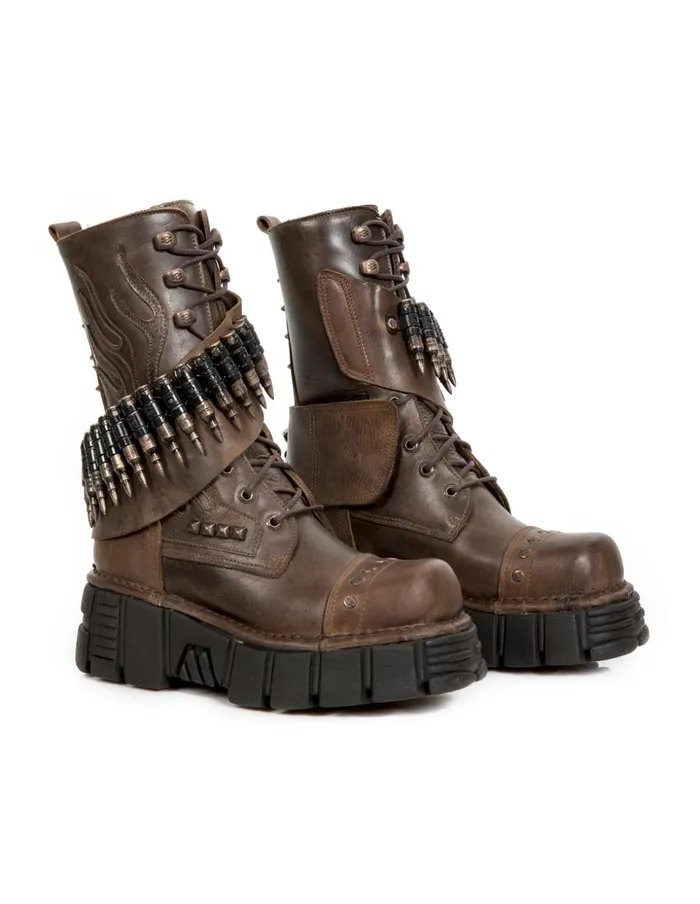 WomenMen Metallic M297C3 New Rock Boots