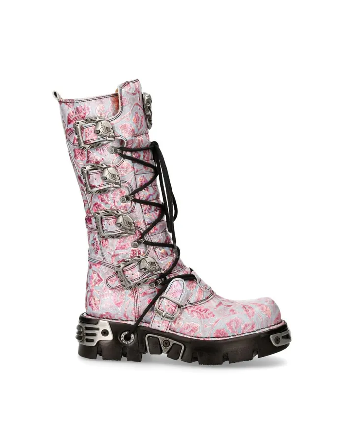 WomenMen Metallic M402C12 New Rock Boots WomenMen Metallic M402C12 New Rock Boots