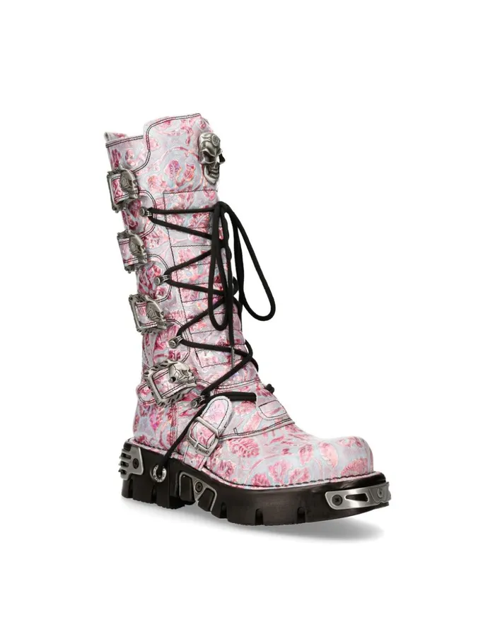 WomenMen Metallic M402C12 New Rock Boots WomenMen Metallic M402C12 New Rock Boots