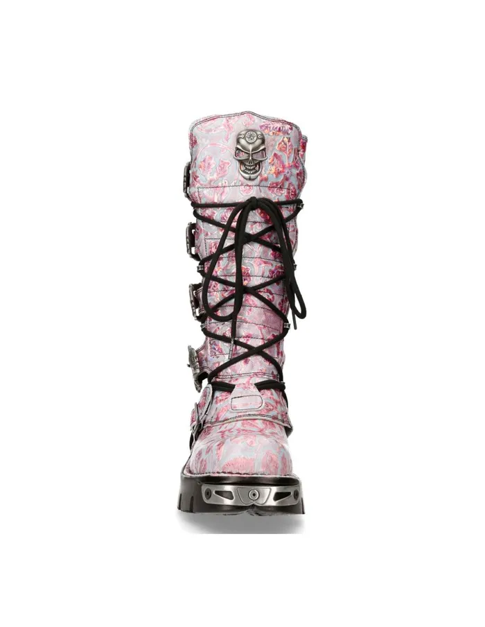 WomenMen Metallic M402C12 New Rock Boots WomenMen Metallic M402C12 New Rock Boots