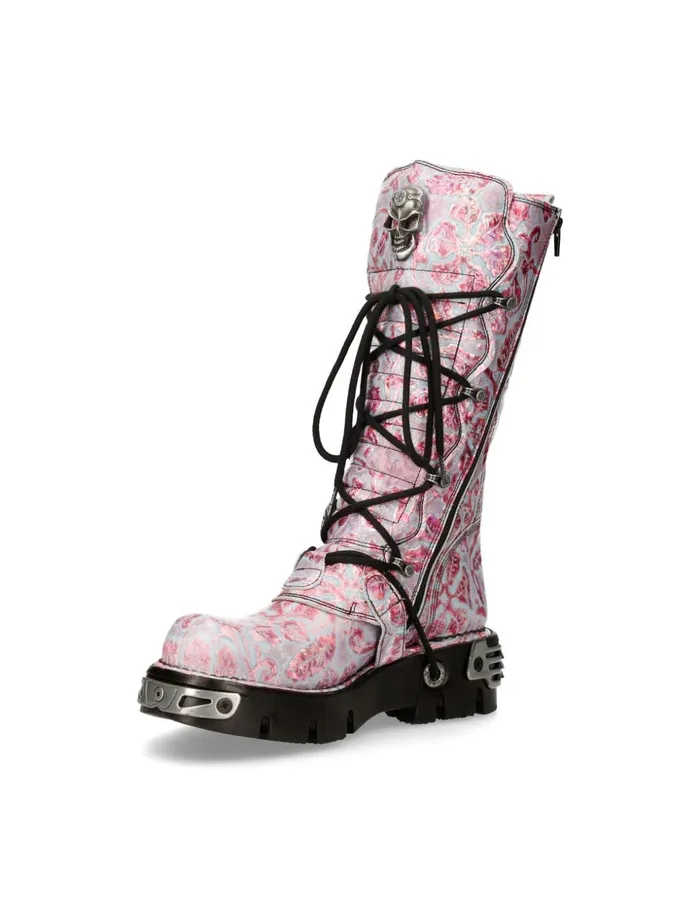 WomenMen Metallic M402C12 New Rock Boots WomenMen Metallic M402C12 New Rock Boots