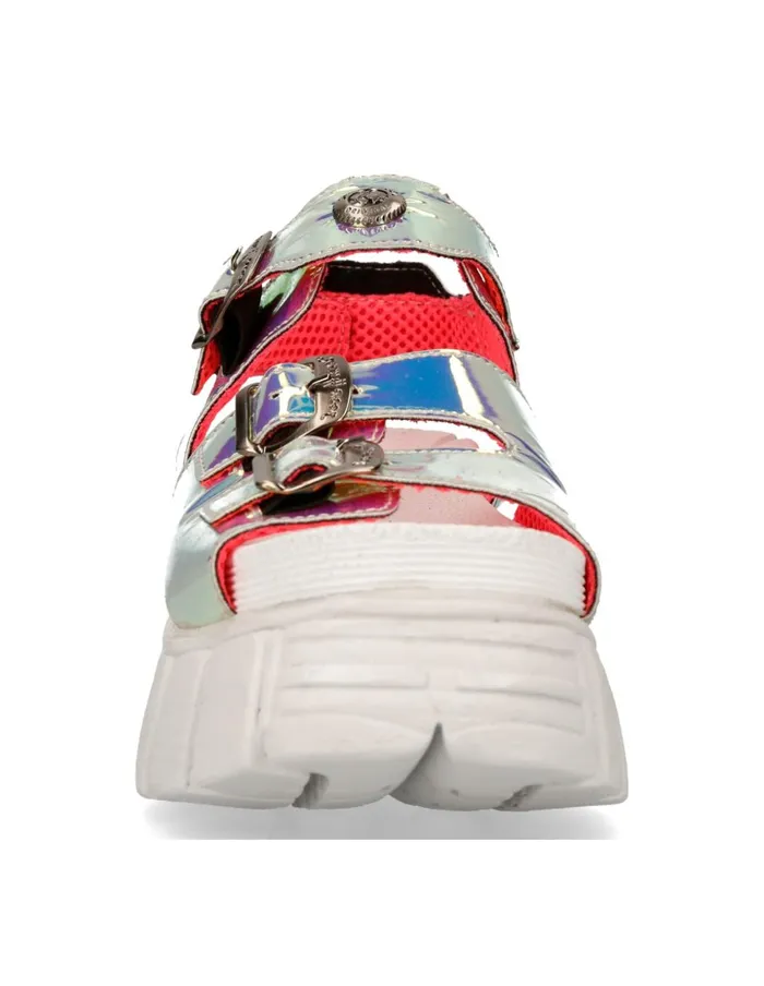 WomenMen Metallic MBios101C10 New Rock Sandals WomenMen Metallic MBios101C10 New Rock Sandals