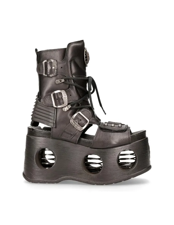 WomenMen Metallic MBios107C4 New Rock High Heels WomenMen Metallic MBios107C4 New Rock High Heels