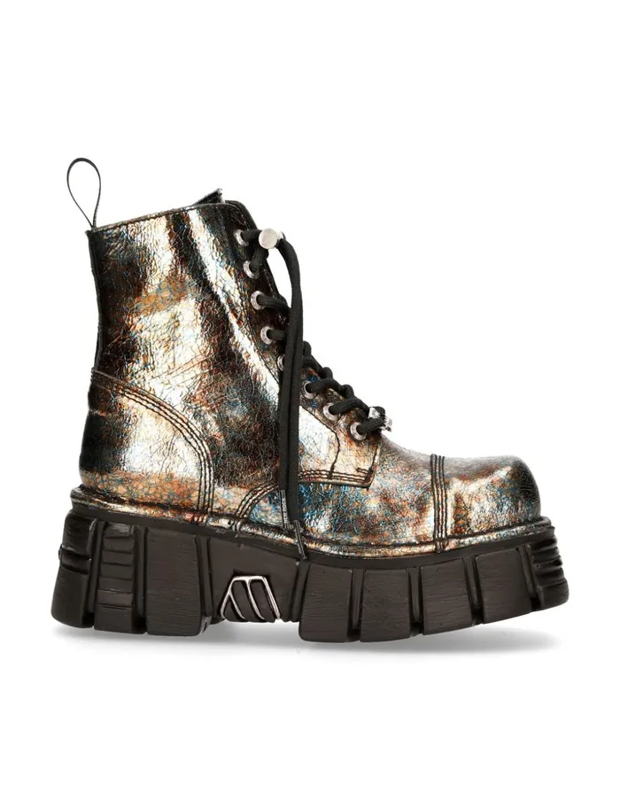 WomenMen Metallic MMili083cctC7 New Rock Boots WomenMen Metallic MMili083cctC7 New Rock Boots