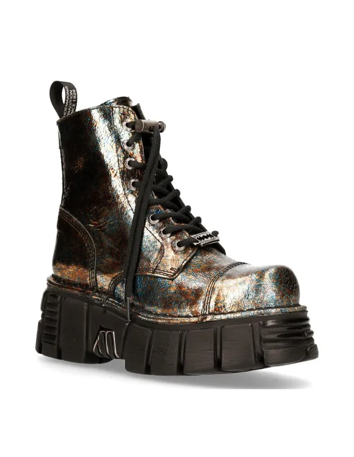 WomenMen Metallic MMili083cctC7 New Rock Boots WomenMen Metallic MMili083cctC7 New Rock Boots