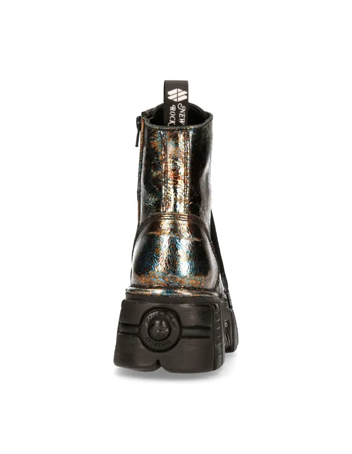 WomenMen Metallic MMili083cctC7 New Rock Boots WomenMen Metallic MMili083cctC7 New Rock Boots