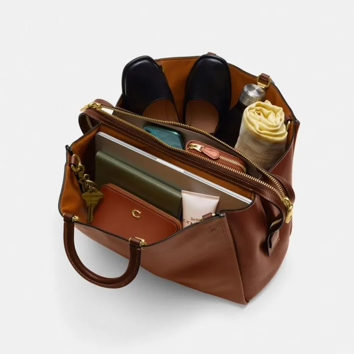 WomenMen Satchels and Top Handles Coach Rogue 39 In Colorblock Brass1941 Saddle Multi WomenMen Satchels and Top Handles Coach Rogue 39 In Colorblock Brass1941 Saddle Multi