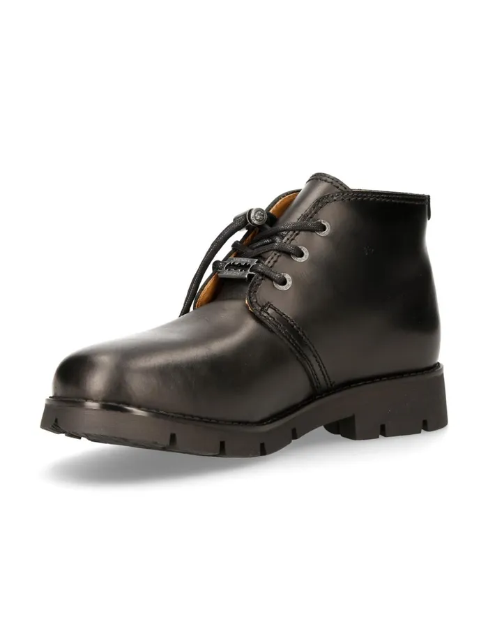 WomenMen Shoe Black Ranger With Laces MRanger042S1 New Rock Booties WomenMen Shoe Black Ranger With Laces MRanger042S1 New Rock Booties