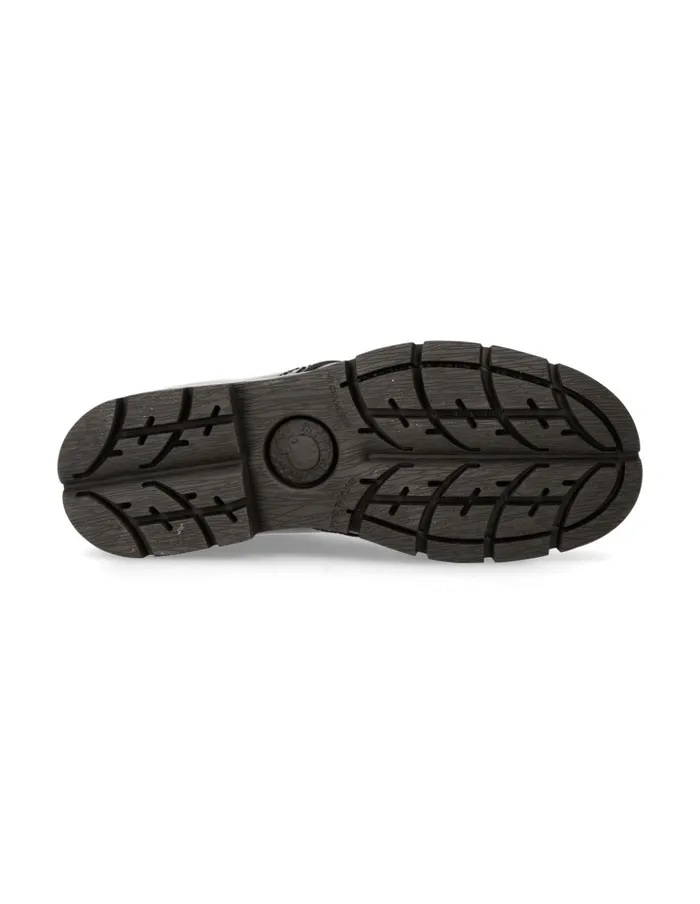 WomenMen Shoe Black Ranger With Laces MRanger042S1 New Rock Booties WomenMen Shoe Black Ranger With Laces MRanger042S1 New Rock Booties