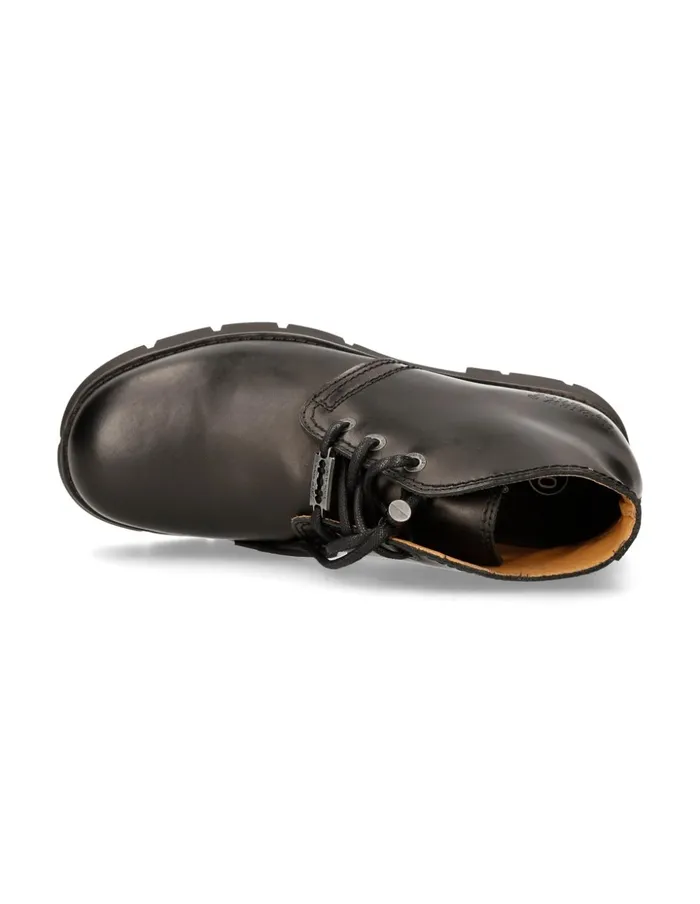 WomenMen Shoe Black Ranger With Laces MRanger042S1 New Rock Booties WomenMen Shoe Black Ranger With Laces MRanger042S1 New Rock Booties