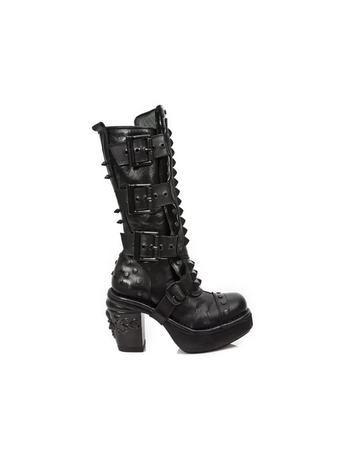 Women Metallic M8342C8 New Rock Boots Women Metallic M8342C8 New Rock Boots