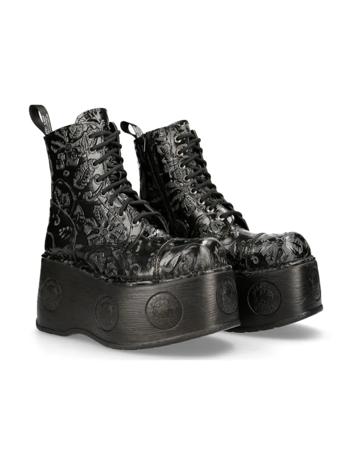 Women Metallic MMili083cC16 New Rock High Heels