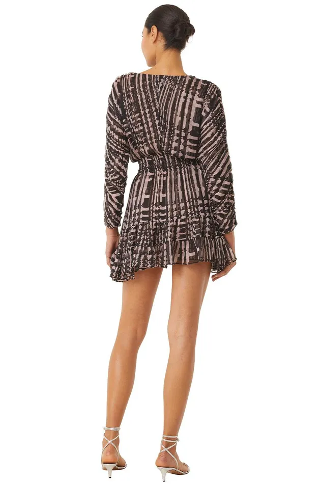 Women MISA Los Angeles Dresses CHIARA DRESS Holiday Abstraction