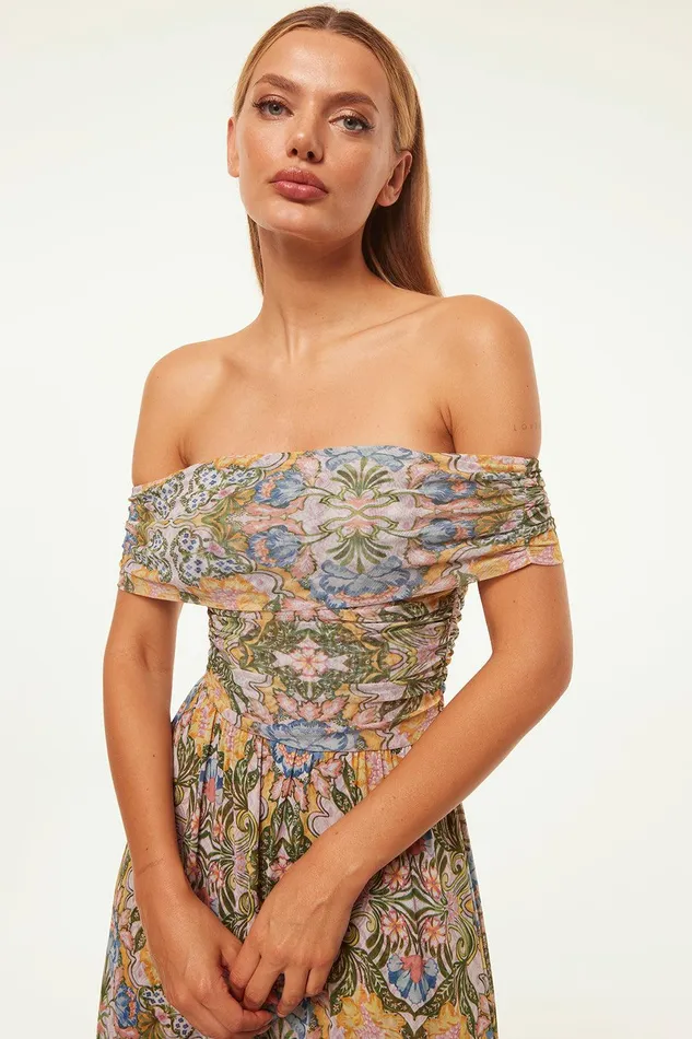 Women MISA Los Angeles Dresses FIORELLA DRESS Dolce Vita Kaleidoscope