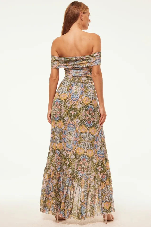 Women MISA Los Angeles Dresses FIORELLA DRESS Dolce Vita Kaleidoscope