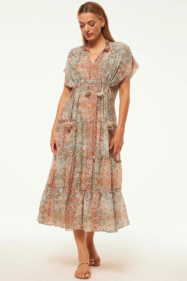 Women MISA Los Angeles Dresses ILYA DRESS Ombre Tapestry