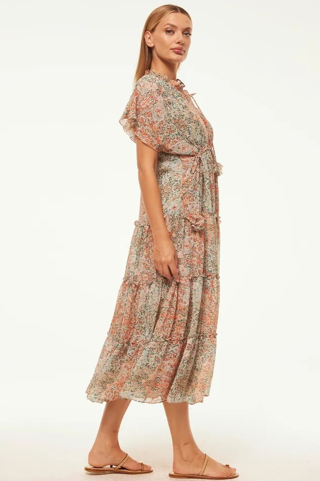 Women MISA Los Angeles Dresses ILYA DRESS Ombre Tapestry