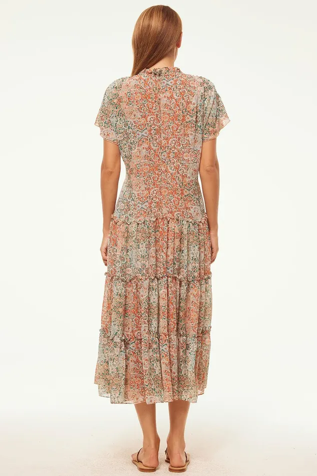 Women MISA Los Angeles Dresses ILYA DRESS Ombre Tapestry