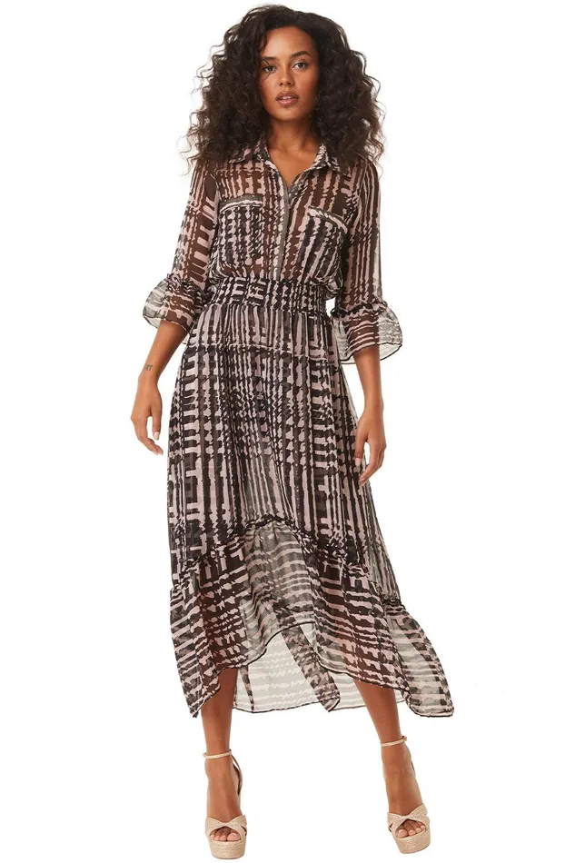 Women MISA Los Angeles Dresses OFELIA DRESS Holiday Abstraction