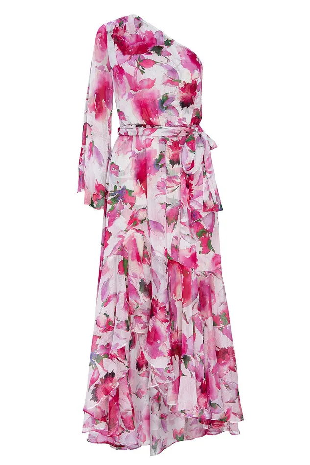 Women MISA Los Angeles Dresses SABRINA DRESS Garden Fuchsia
