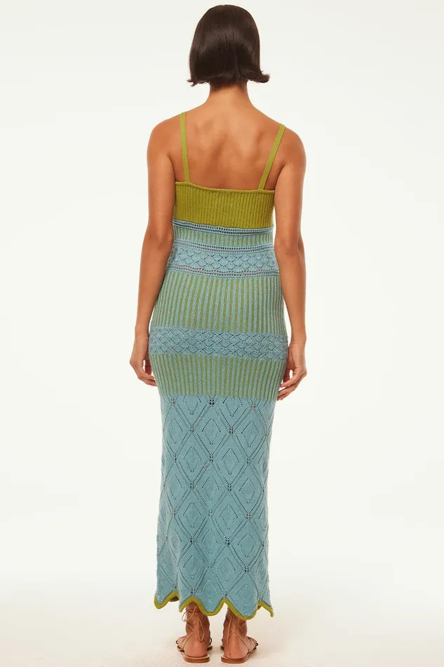 Women MISA Los Angeles Dresses SEZEN DRESS Blue