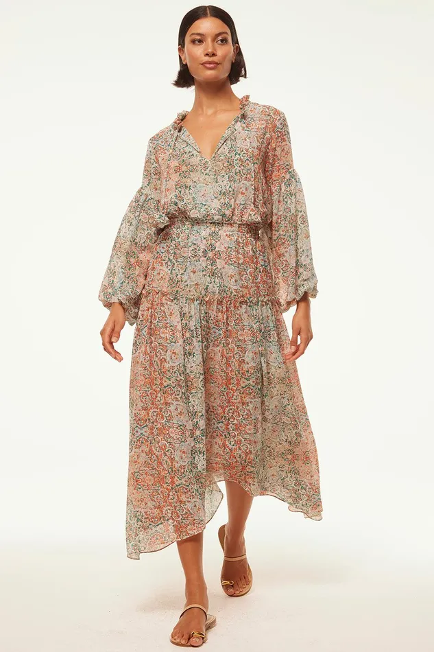 Women MISA Los Angeles Dresses TASIA DRESS Ombre Tapestry