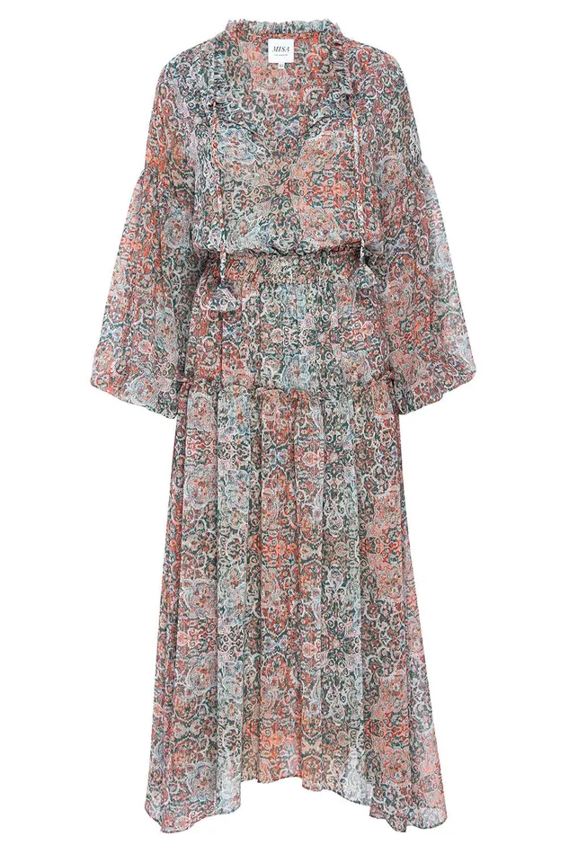 Women MISA Los Angeles Dresses TASIA DRESS Ombre Tapestry