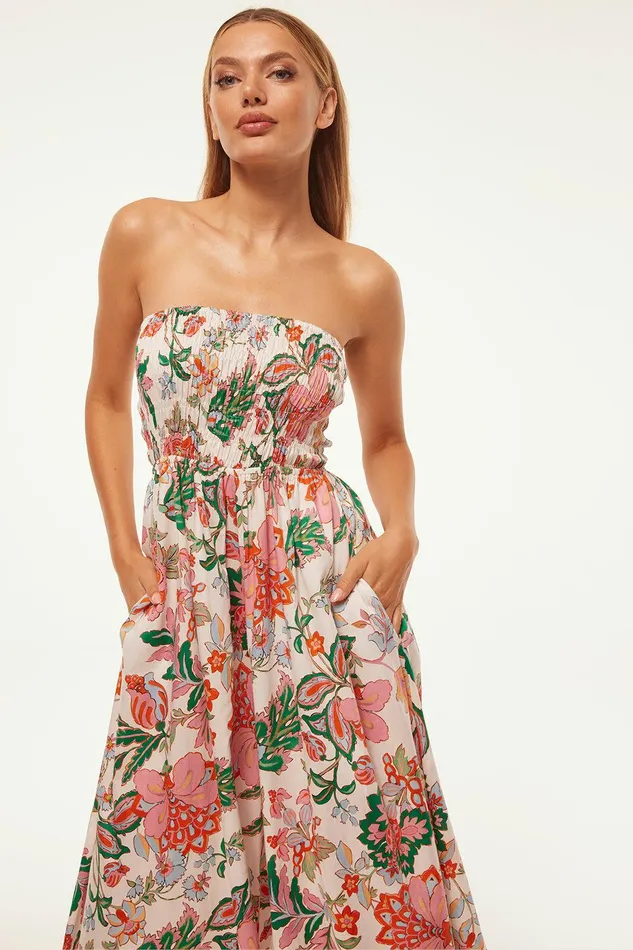 Women MISA Los Angeles Jumpsuits and Rompers ANDREA JUMPSUIT Casablanca Floral