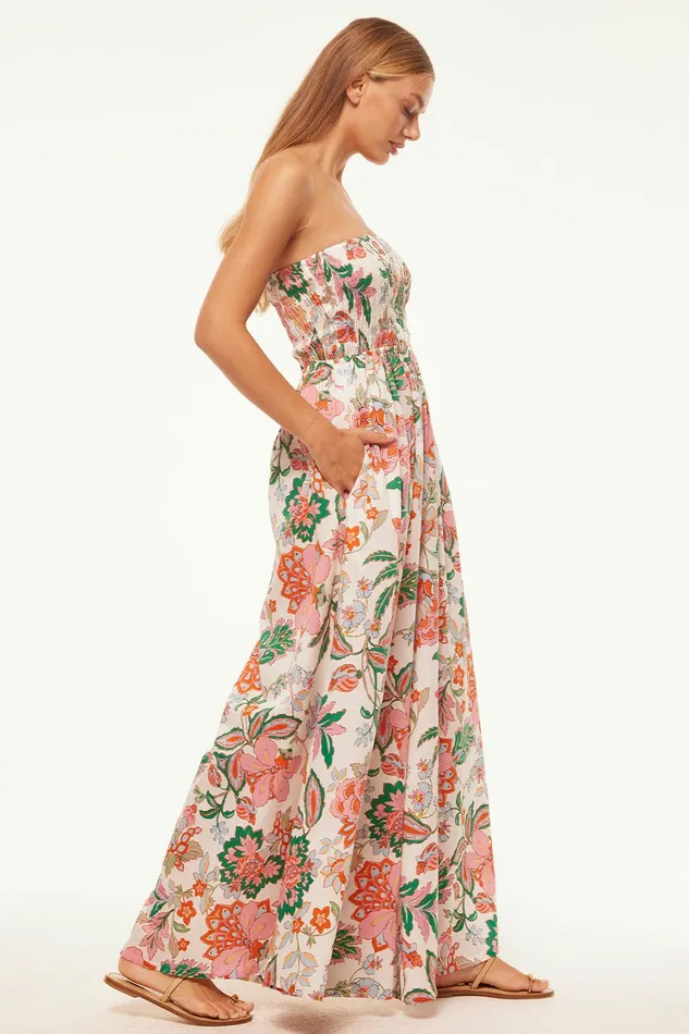 Women MISA Los Angeles Jumpsuits and Rompers ANDREA JUMPSUIT Casablanca Floral