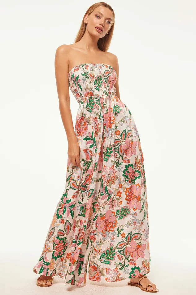 Women MISA Los Angeles Jumpsuits and Rompers ANDREA JUMPSUIT Casablanca Floral